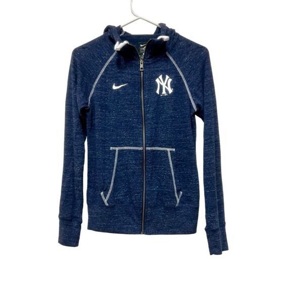 Nike Tops - Nike New York Yankees MLB Full Zip Gym Sweatshirt Hoodie Size XS NWOT Women’s